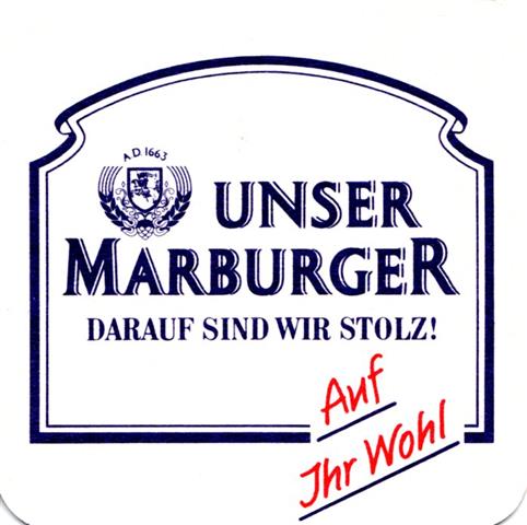 marburg mr-he marburger unser 2a (quad180-auf ihr wohl-blaurot)